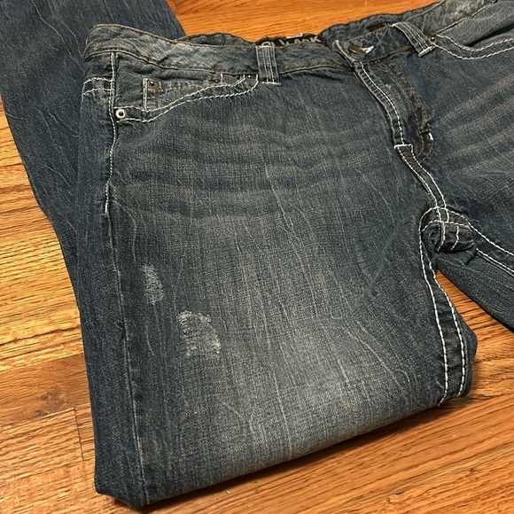 Black Brand Skinny Dark Blue Denim Jeans 34 x 32 - Picture 3 of 11